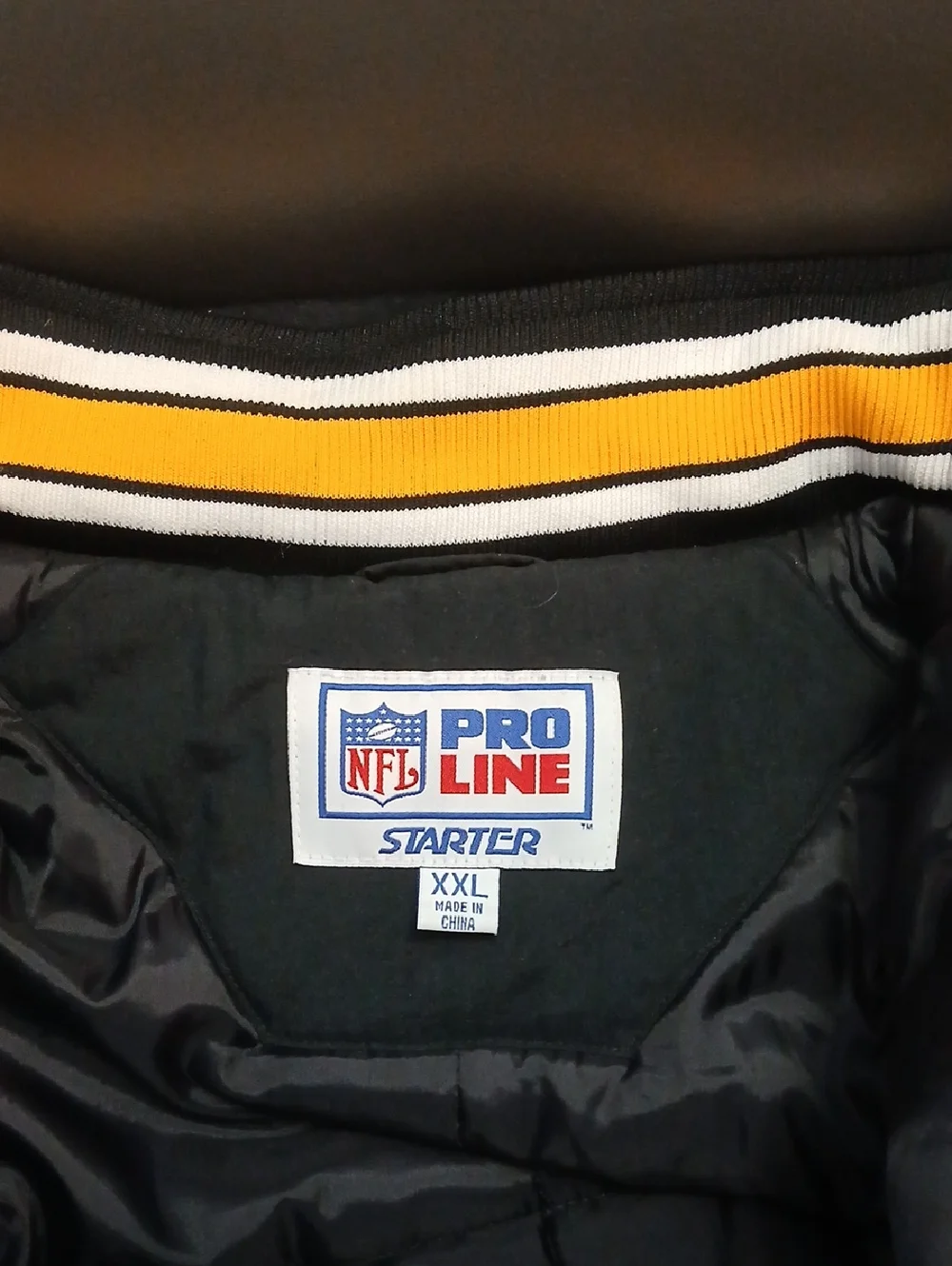 Vintage Pittsburgh Steelers Pro Line Starter Jacket-Mens XXL-Detachable Hood - Picture 10 of 12